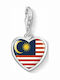 Thomas Sabo Charm Καρδιά από Ασήμι
