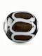 Thomas Sabo Charm Din Sticlă Din Argint Maro