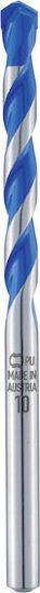 Alpen Drills Profi Drill with Cylindrical Shank for Glass, Tiles, Masonry, Metal and Wood 6x54mm