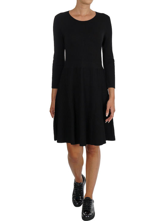 Emporio Armani Mini Dress Knitted Black 6Z2AT12MA5Z-0999