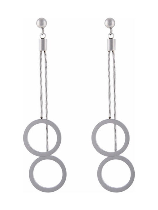 Earrings with hoops - ATCALI