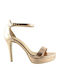 Stefania Platform Women's Sandals with Ankle Strap Copper