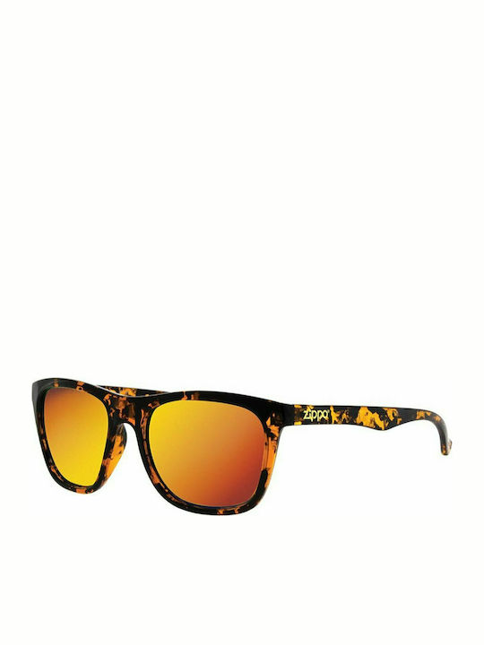 Zippo Sonnenbrillen mit Braun Rahmen und Orange Linse OB35-03