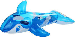 Jilong Whale Kids Inflatable Ride On Blue 145cm