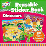 Galt Toys Stickers Reusable Sticker Book Dinosaurs for Children 3+ Years 1005101