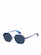 Polaroid Damen Sonnenbrille mit Blau Metall Gestell und Blau Polarisiert Linse PLD6067/S PJP/C3