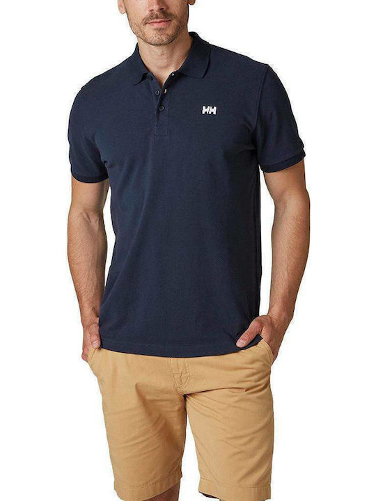 Helly Hansen Transat Polo Short Sleeve Blouse Blue