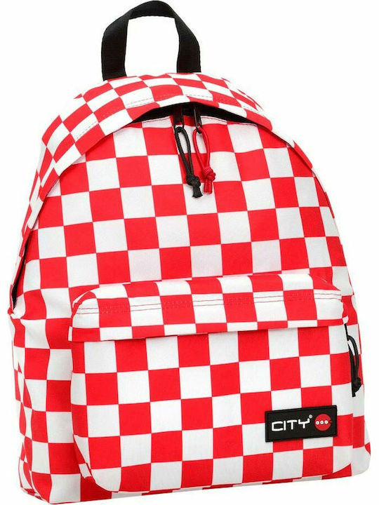 Lyc Sac City The Drop Red Checkers Σχολική Τσάν...