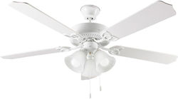 Perenz Flux 130cm με Φως Metal Glossy White