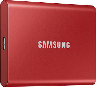 Samsung Portable SSD T7 USB 3.2 / USB-C 500GB 2.5" Metallic Red