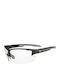 Author Sunglasses Vision LX Unisex Sunglasses with Black Plastic Frame and Transparent Lens 09201201