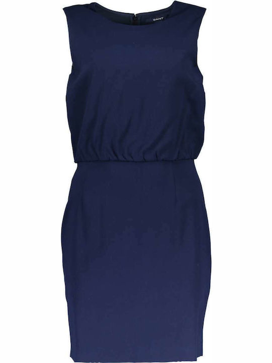 Gant Sommer Mini Abendkleid Marineblau 450847-433