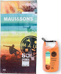 Maui & Sons Venice Beach Prosop de Corp Microfibră Multicolor 180x90cm.