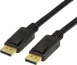 LogiLink Cable DisplayPort male - DisplayPort male 2m Black (CV0120)