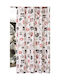 Mc Decor Curtain with Grommets Marilyn Red 140x265cm