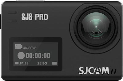 SJCAM SJ8 Pro Action Camera 4K Ultra HD Υποβρύχια με WiFi Μαύρη με Οθόνη 2.3"