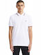 Herrenblusen Kurzarm Polo T-Shirt Weiß