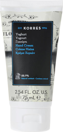 Korres Yogurt Moisturizing Hand Cream 75ml