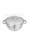 Zilan Tiefer Edelstahl-Topf 14Es / 32cm
