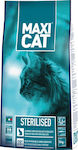 Valpet Maxi Cat Sterilised Dry Food for Adult Neutered Cats with Chicken 18kg