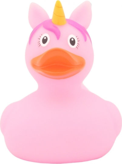 Lilalu Ροζ Μονόκερος Rubber Duck 8.5εκ.