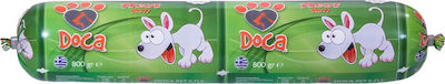 Doca Meat Roll Salami for Dogs Gluten Free with Chicken, Meat and Vegetables 800gr