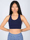 Women's Sports Bra without Padding Navy Blue