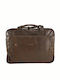 Leather Men's Briefcase Brown