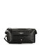 Leather Men's Bag Handbag Black