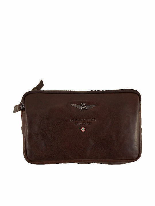 Aeronautica Militare Leather Men's Bag Shoulder...