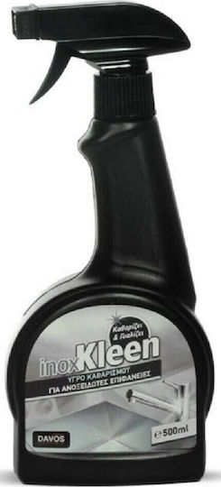 Davos Chemicals Inox Kleen Spray de Curățare pentru Suprafețe din Inox 1x500ml