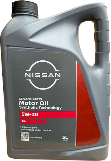 Nissan Motor Fully Synthetic Synthetic Car Oil 5W-30 5lt