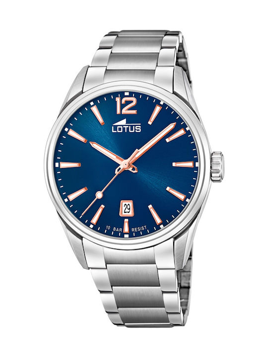 Lotus Watches Men's Watch 42mm Battery with Sil...