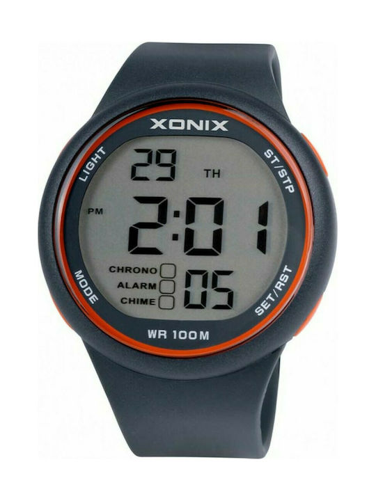 Xonix Digital Uhr Chronograph Batterie mit Gray GJB-A03