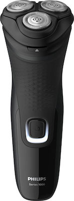 Philips Shaver 1000 Series S1232/41 Ξυριστική Μηχανή Προσώπου Επαναφορτιζόμενη