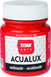Titan Acualux Satin Vopsea acrilică Roșu pentru...