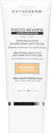 Institut Esthederm Photo Reverse Крем за Лице Дневен Крем Оцветен и SPF50 за Хидратация и Несъвършенства по Кожата 50ml