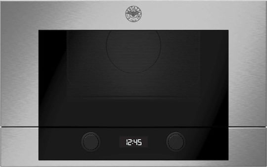 Bertazzoni F38 3 MOD MW S X Εντοιχιζόμενος Φούρνος Μικροκυμάτων με Grill 22lt Inox