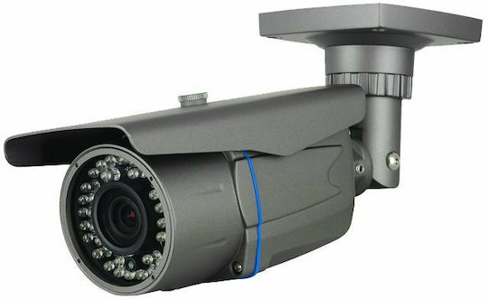 Tele HV-141 CCTV Κάμερα Παρακολούθησης HD 720P Αδιάβροχη με Φακό 2.8-12mm Γκρι