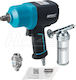 Hazet 9012EL-SPC/4 Въздушен Ключ 1/2" с Максима...