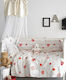Palamaiki Olympiakos BC3 Baby Cotton Pillowcases Set White 40x50cm