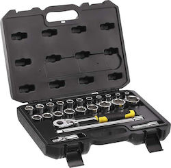 Stanley Set Ratchet 1\2" 24pcs