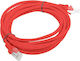 Lanberg U/UTP Cat.5e Ethernet Network Cable 2m Red