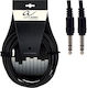 Alpha Audio Cable 6.3mm male - 6.3mm male 0.9m ...