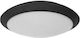 Adeleq Outdoor Ceiling Flush Mount E27 in Black Color 21-8001