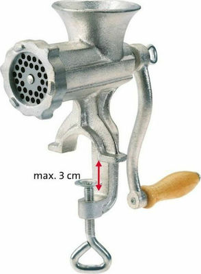 Westmark No.8 Manual Mincer Metallic 26.5x9.8x25cm