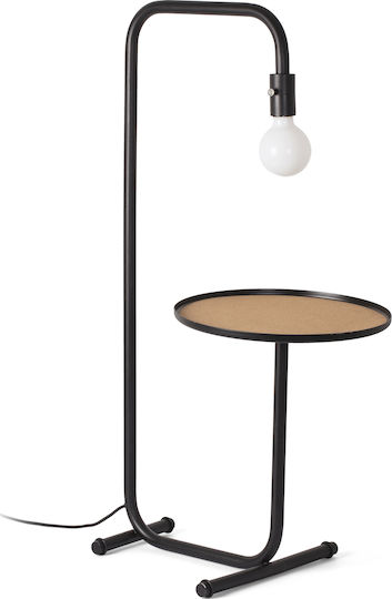 Faro Barcelona Guest Stehleuchte H106xB40cm. mit Fassung für Lampe E27 Schwarz