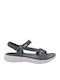 Skechers Heathered River Strap Women's Flat Sandals Sporty In Gray Colour