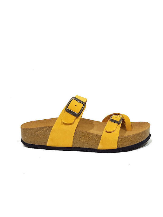 Plakton Leather Women's Flat Sandals Anatomic F...