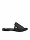 Ragazza Leather Women's Flat Sandals Anatomic in Black Color